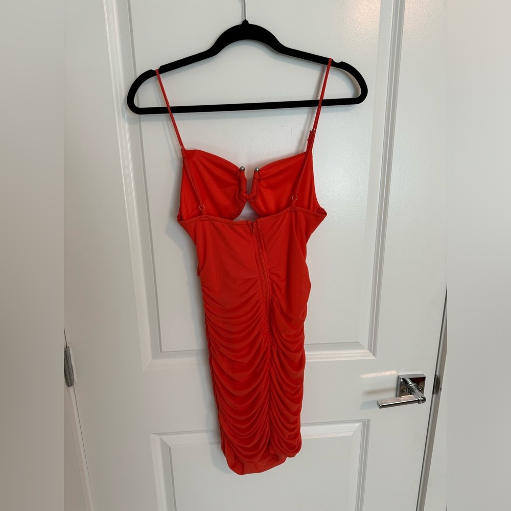 BRIGHT ORANGE DRESS